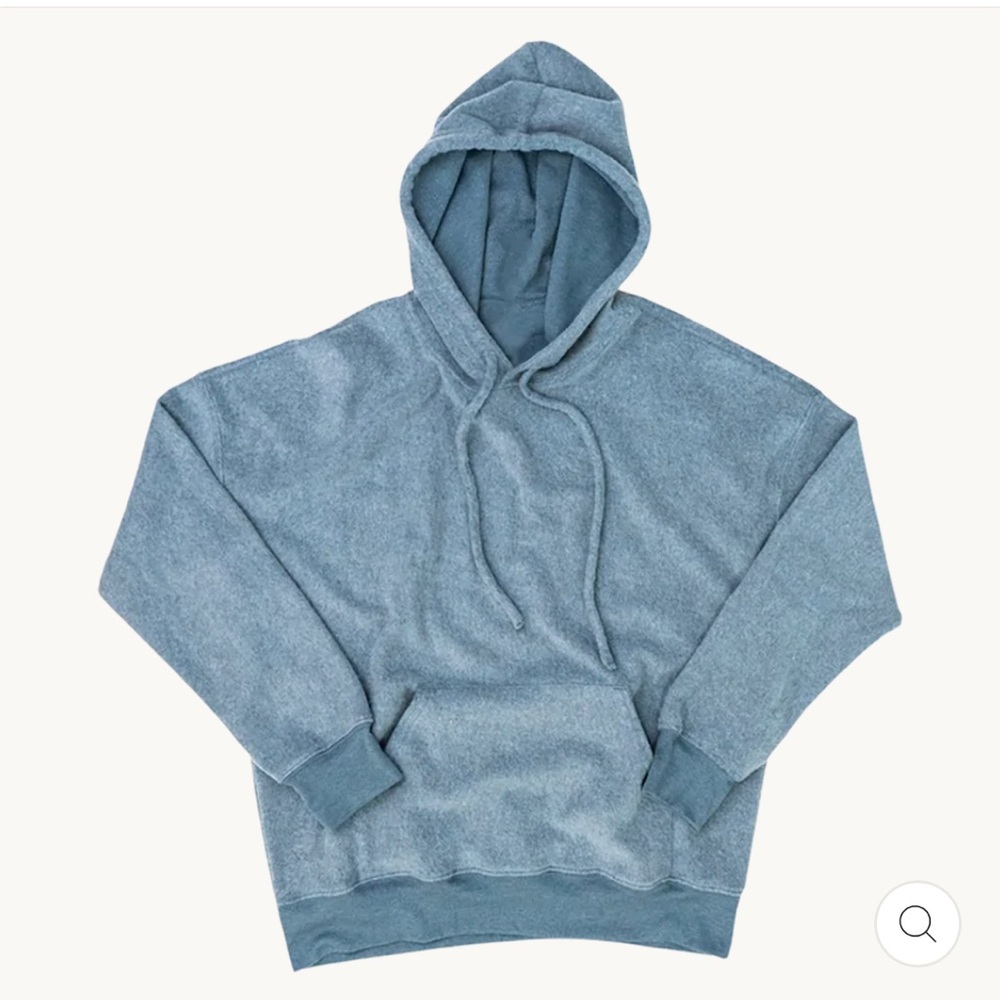 Soft serve shark steel Blue Hoodie